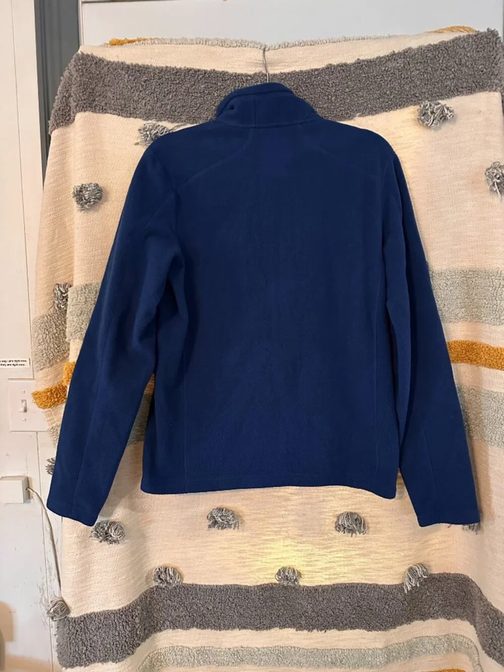 L.L. Bean Men’s Mountain Classic Fleece 1/4 Zip Pullover Jacket - Navy Blue S